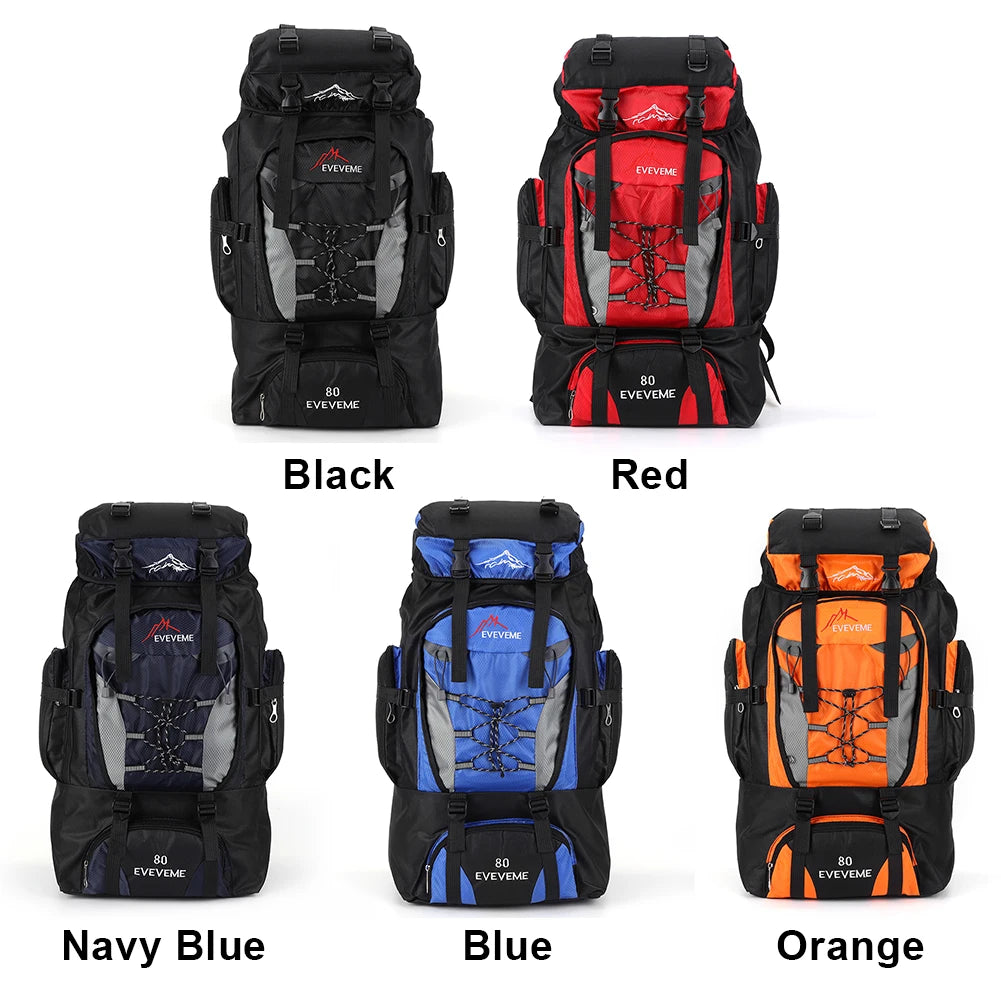 80L Outdoor Mountaineering Backpack For Men And Women