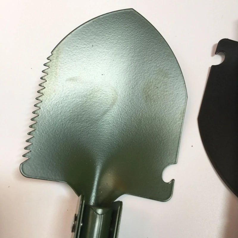 Multifunctional Entrenching Tool Folding Survival Shovel with Axe Saw Hammer Outdoor Shovel Camping Hiking Emergency Multitool