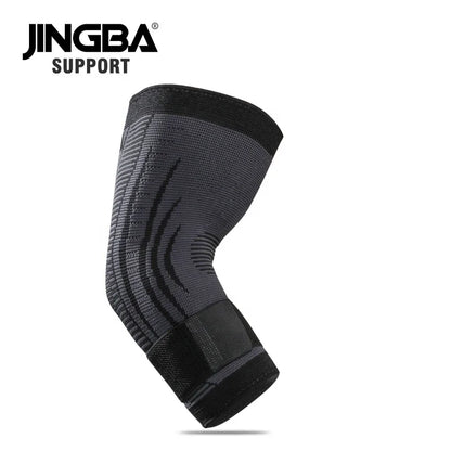 JINGBA Unisex Elbow Support Nylon Elastic Elbow Brace Baseball Tennis Protection Bandage Baseball Compression Arm Sleeve