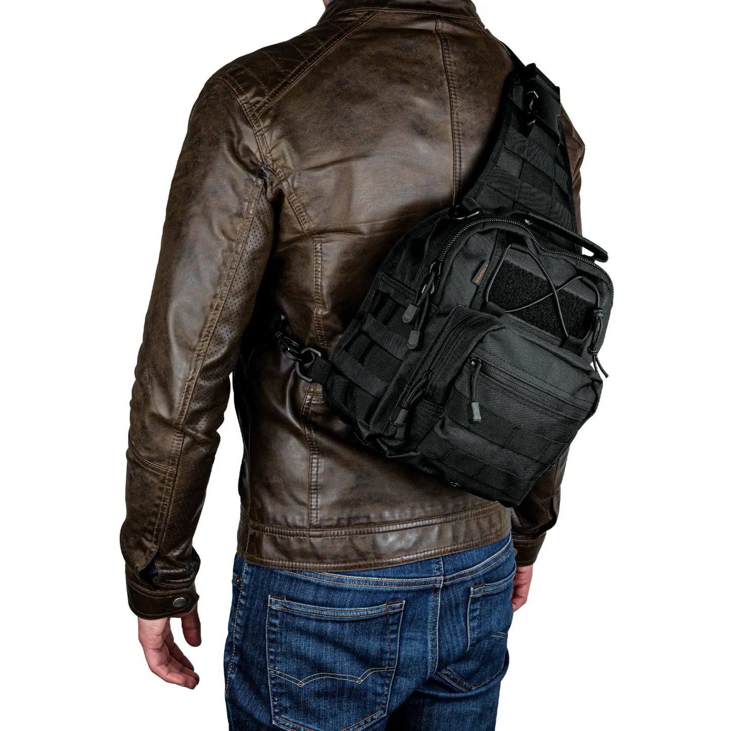 1 unit Black multipurpose tactical backpack, truper