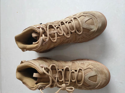 Men Spring Autumn Tactical Military Wear-resistant Hiking Shoes Men's Low-top Boots Outdoor Training Climbing Sports Sneakers