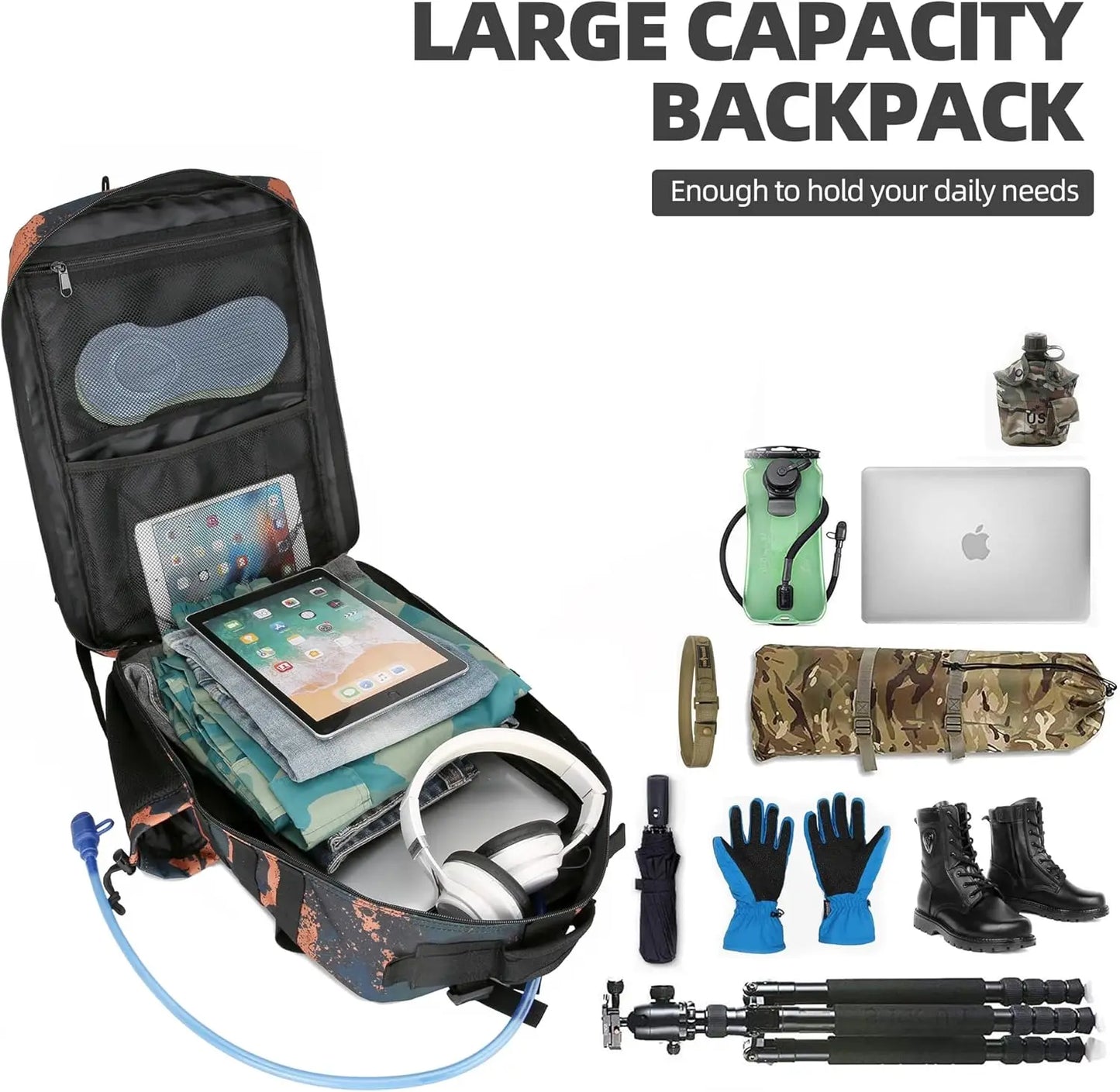 Large 45L Tactical Backpack