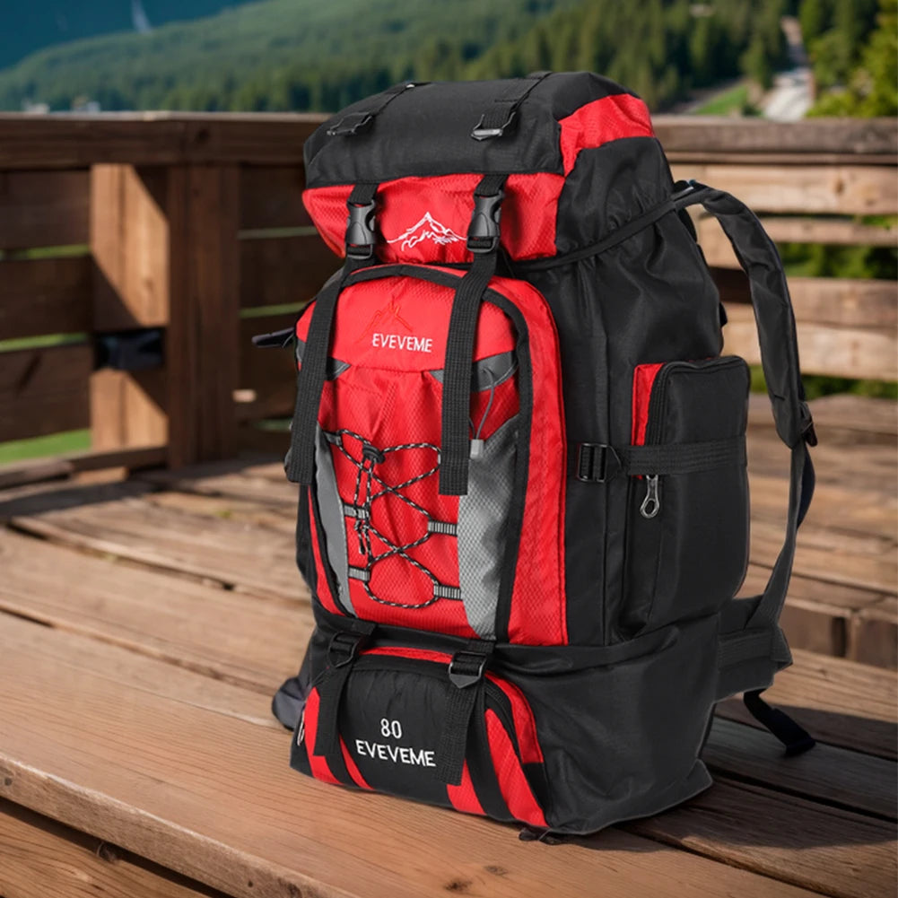 80L Outdoor Mountaineering Backpack For Men And Women