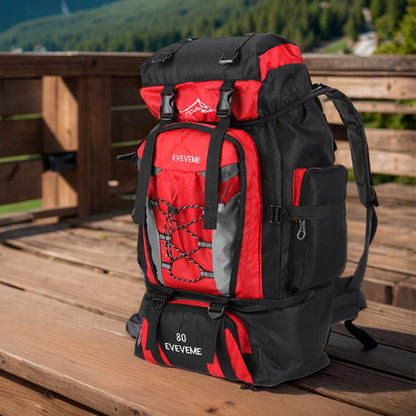 80L Outdoor Mountaineering Backpack For Men And Women