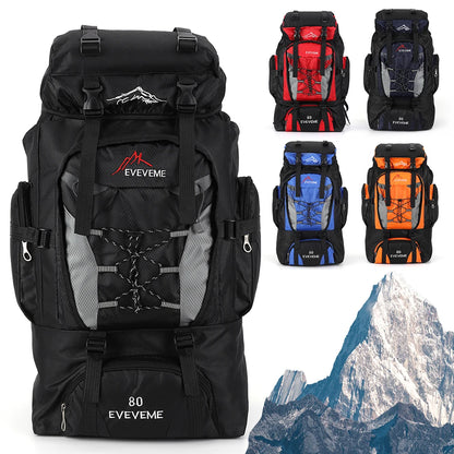 80L Outdoor Mountaineering Backpack For Men And Women