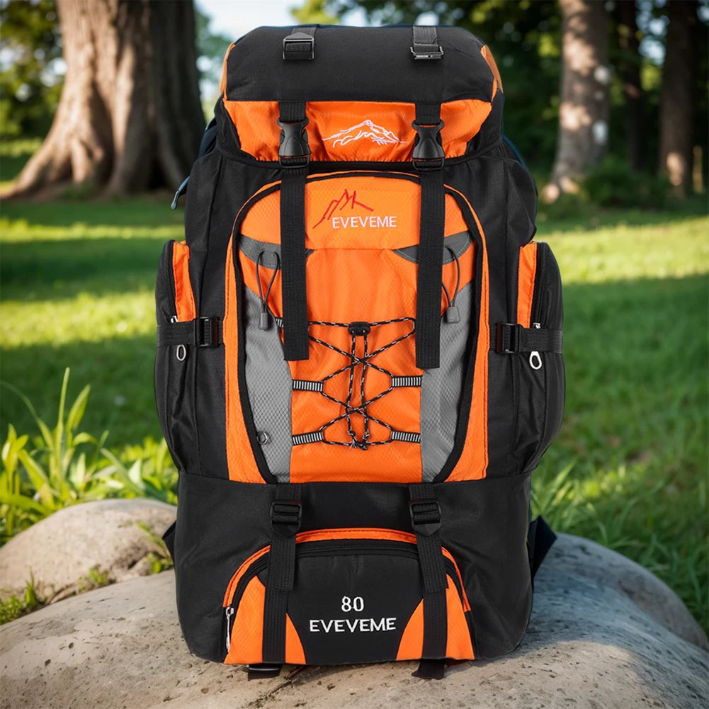 80L Outdoor Mountaineering Backpack For Men And Women