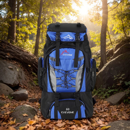 80L Outdoor Mountaineering Backpack For Men And Women
