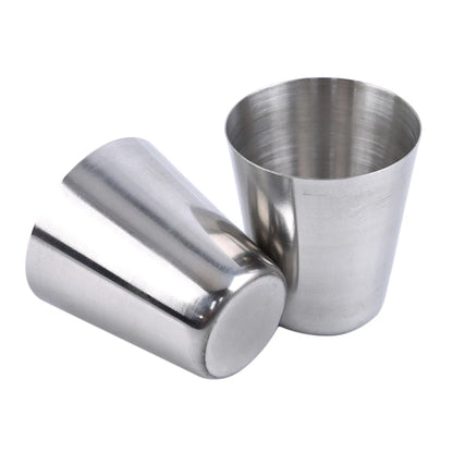 6P/4Pcs 30ml Outdoor Practical Travel Stainless Steel Cups Mini Set Glasses For Whisky Wine Beer With Case Portable Drinkware