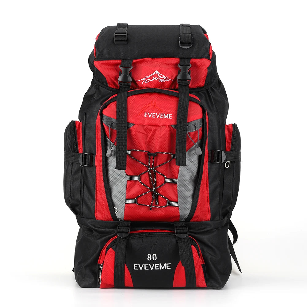 80L Outdoor Mountaineering Backpack For Men And Women