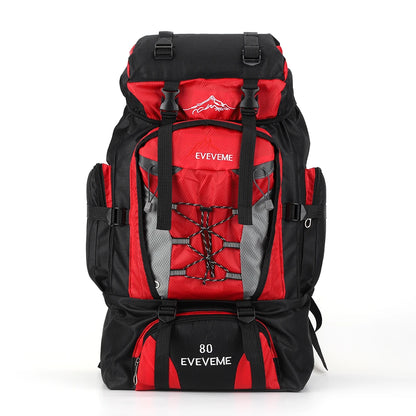 80L Outdoor Mountaineering Backpack For Men And Women