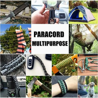 5/15/30m Paracord Rope 7 Strand 4mm Military Tactical 550 Parachute Cord Camping Accessories Outdoor Survival DIY Bracelet Line