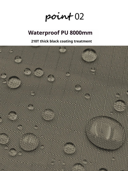 5.1x5.1m Large Black Coating Tarp Waterproof Octagon Coated Camping Tarp Outdoor Awning Tarpaulin Shade Tent Shelter Sunshade