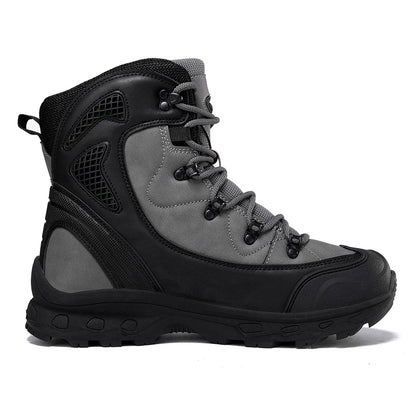 Men's Waterproof Leather Desert Boots Non-Slip Lightweight Work Safty Shoes Breathable Non-Slip Hunting Hiking Work Boots Men