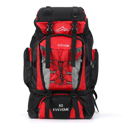 80L Outdoor Mountaineering Backpack For Men And Women